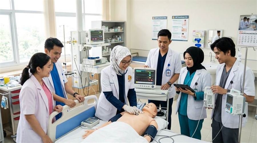 Bidan memberikan edukasi penting mengenai tanda bahaya kehamilan trimester ketiga pada ibu hamil